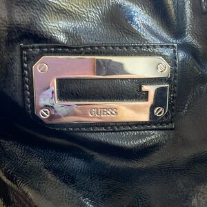 Guess Black Purse with Zebra interior